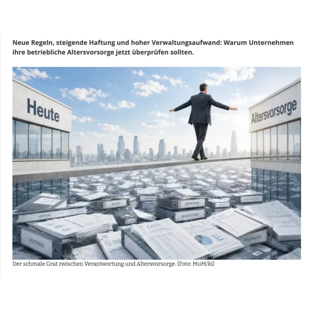 Artikel im Markt und Mittelstand über die betriebliche Altersvorsorge